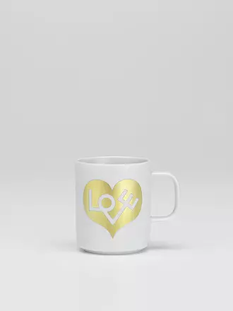 VITRA | Henkelbecher - Tasse Coffee Mug  Love Heart Gold | 